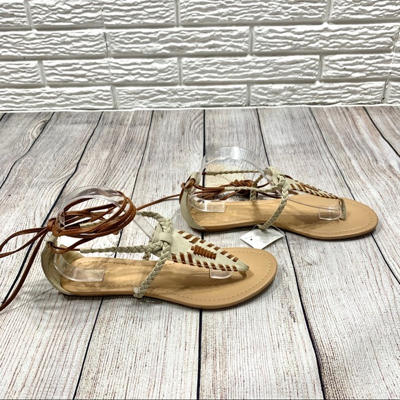Maurices Faux Leather Lace Up Ara Sandals - Picture 3 of 5